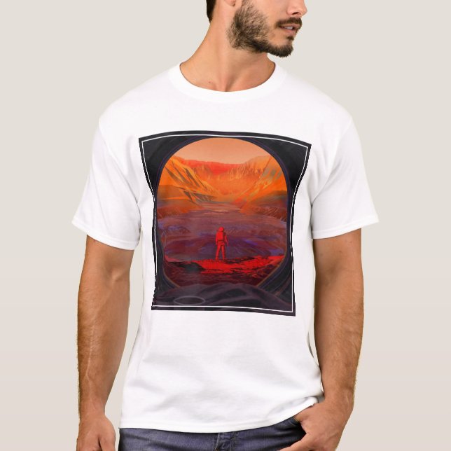 An Astronaut On Mars T-Shirt (Front)