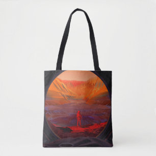 An Astronaut On Mars Tote Bag