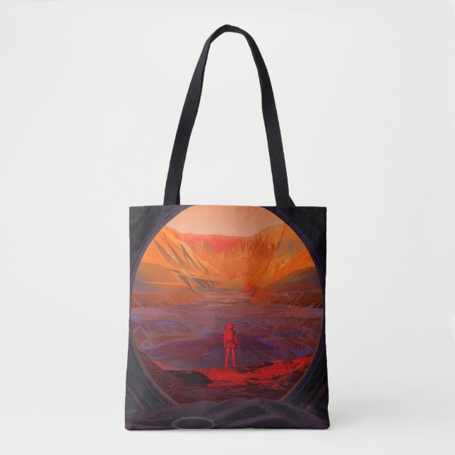An Astronaut On Mars Tote Bag (Front)