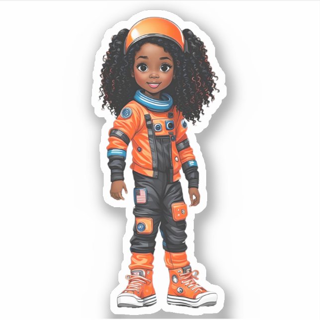 An Astronaut Team Member - Orange (Front)