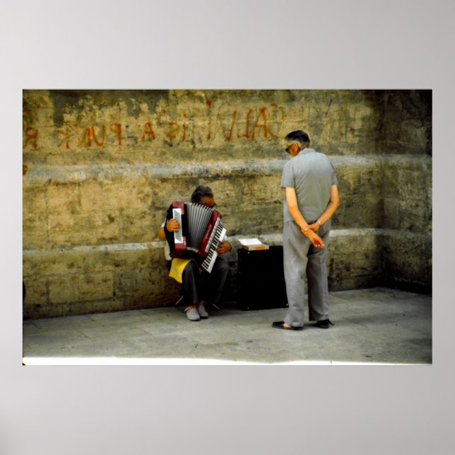 An audience of one, Valencia, Spain Poster (Front)