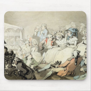 An Audience Watching a Play, c.1785 (pen and ink a Mouse Pad