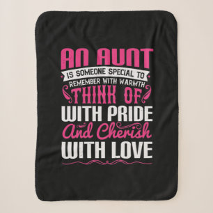 An Aunt Is Someone Special To Remember With Warmth Sherpa Blanket