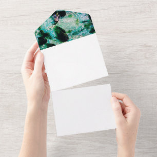 An Aura of Emeralds All In One Invitation
