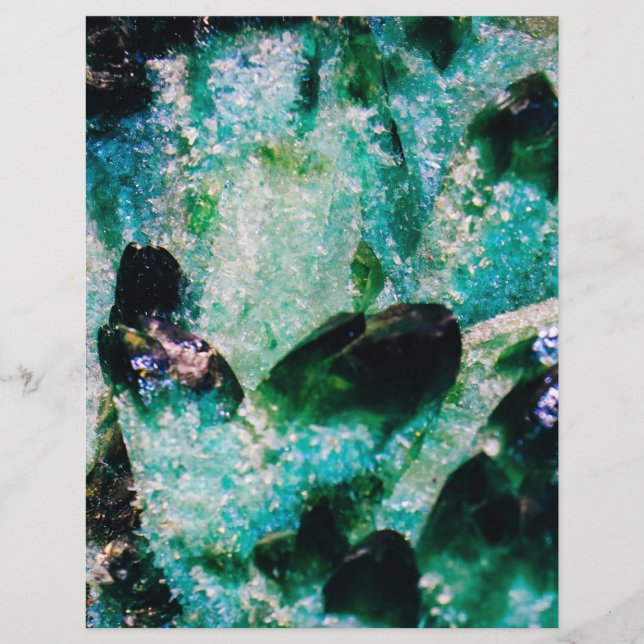 An Aura of Emeralds Custom Letterhead (Front)