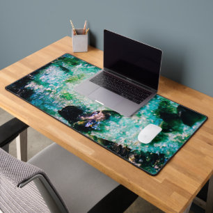 An Aura of Emeralds Desk Mat