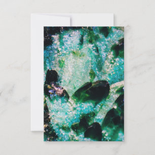 An Aura of Emeralds Thank You Card
