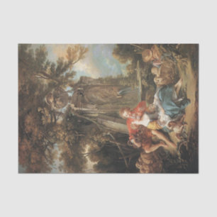 An Autumn Pastoral by Francois Boucher Tissue Paper