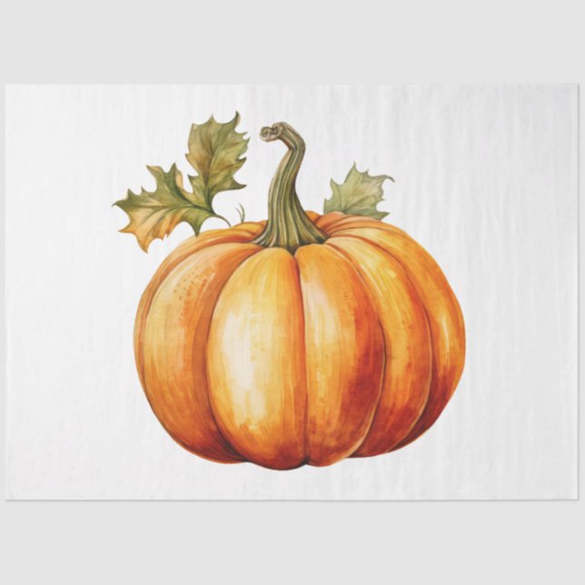 An Autumn Pumpkin Design Collection 19 Tissue Paper (Front)