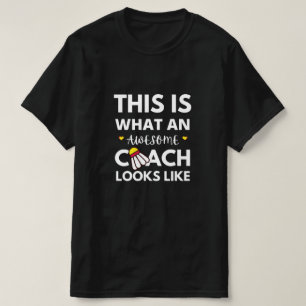 An Awesome Badminton Coach Funny Quote Sport Fan T-Shirt