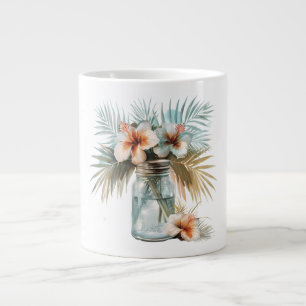 An awesome flower  large coffee mug