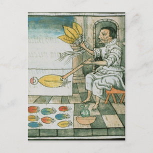 An Aztec feather artisan Postcard