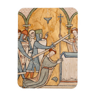 An Early Martyrdom of St. Thomas Becket in Art Magnet