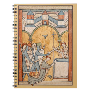 An Early Martyrdom of St. Thomas Becket in Art Notebook