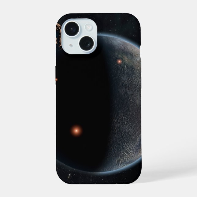 An Earth-Like Planet Rich In Carbon And Dry. iPhone 15 Case (Back)