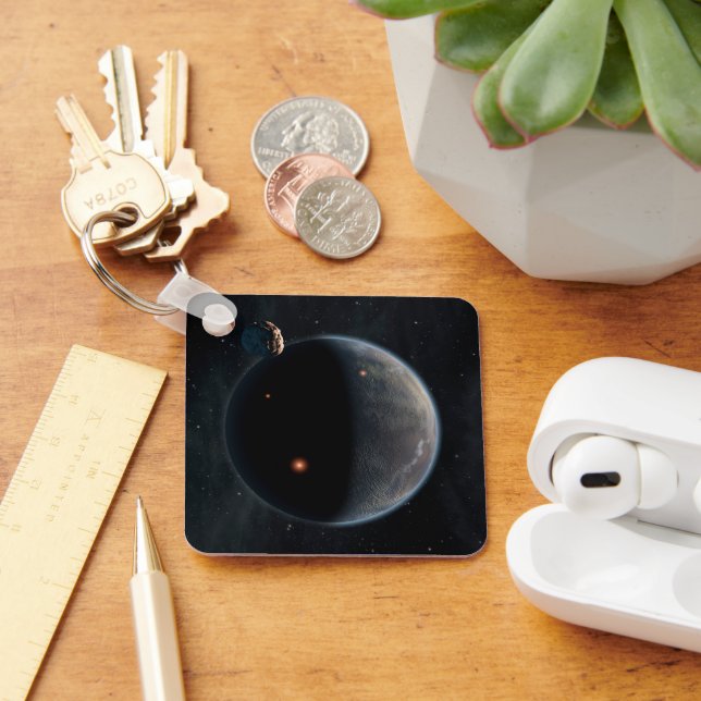 An Earth-Like Planet Rich In Carbon And Dry. Key Ring (Desk)