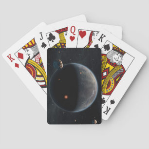 An Earth-Like Planet Rich In Carbon And Dry. Playing Cards