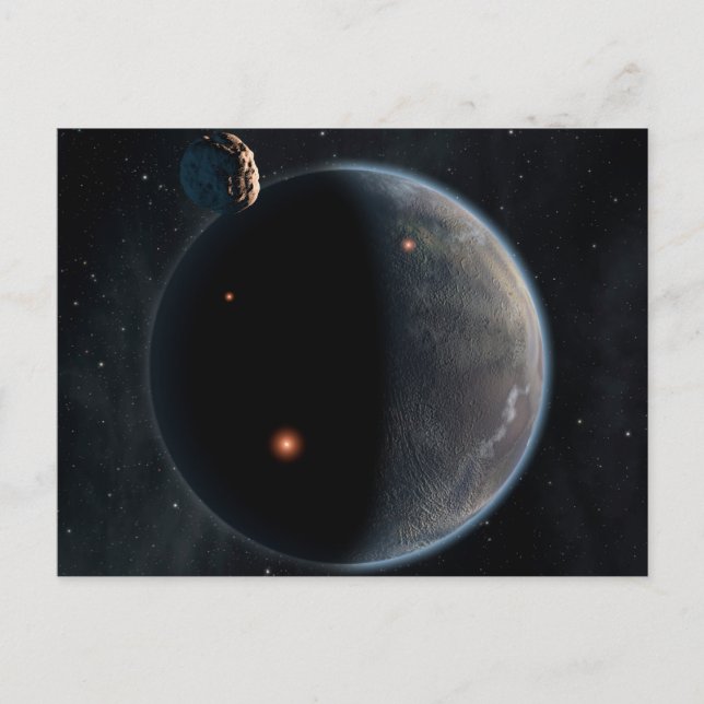 An Earth-Like Planet Rich In Carbon And Dry. Postcard (Front)