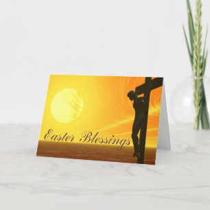 An Easter card showing the Crucifixion