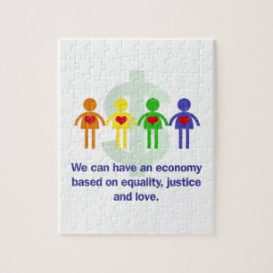 An Economy Based on Equality, Justice and Love Jigsaw Puzzle