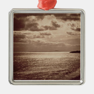 An Effect of the Sun, Normandy c.1857 (sepia photo Metal Tree Decoration