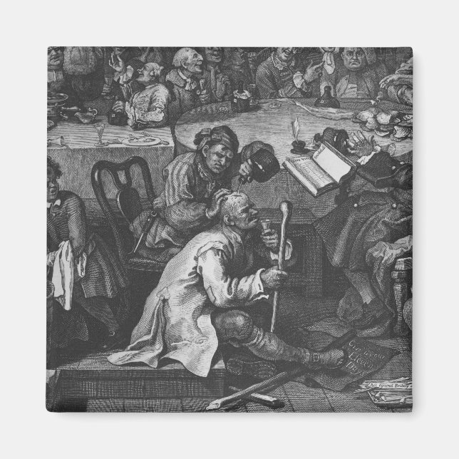 An Election Entertainment, 1755 Magnet (Front)