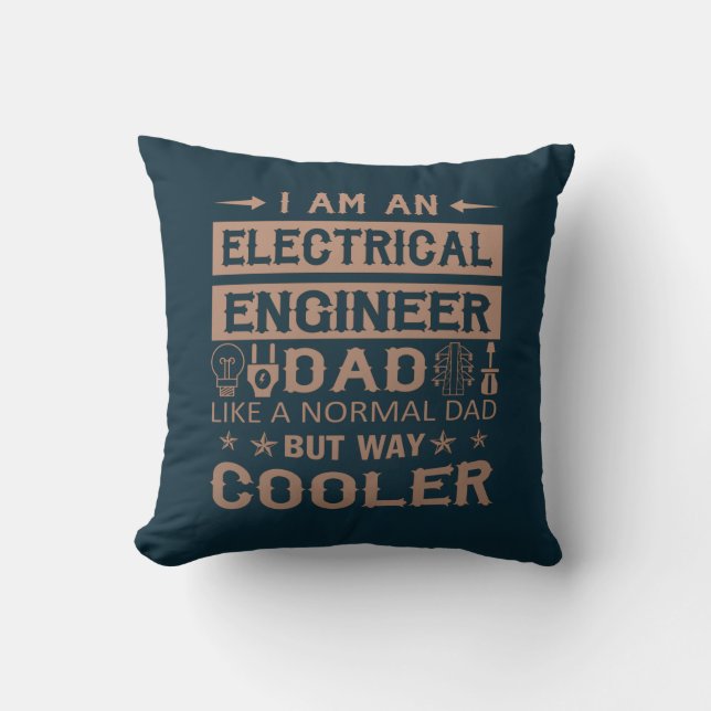 An Electrical Engineer Dad Cushion (Front)