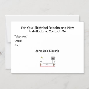 An Electrician's Magnetic Invitation for Clients