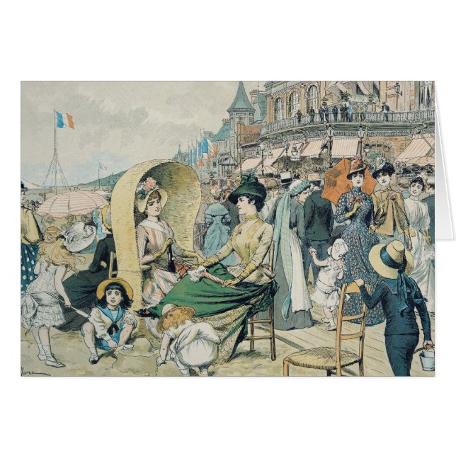 An Elegant Beach, 1887 (Front Horizontal)