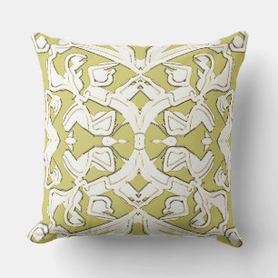 An elegant classic multicolor fabric design thro cushion