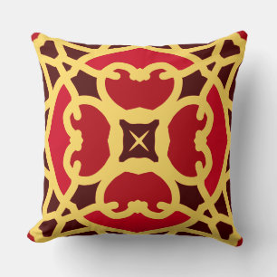 An elegant classic multicolor fabric design thro cushion