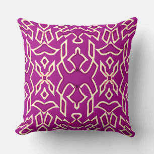 An elegant classic multicolor fabric design   thro cushion