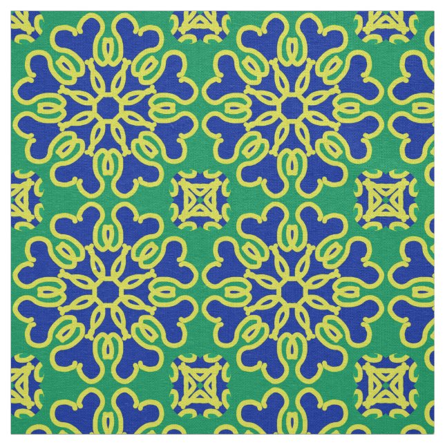 An elegant floral fabric colourful classic pattern (Swatch)