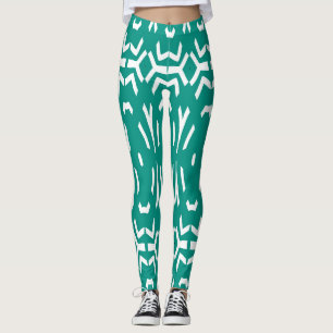 An elegant green "Ratti_Creative_Arts" Leggings
