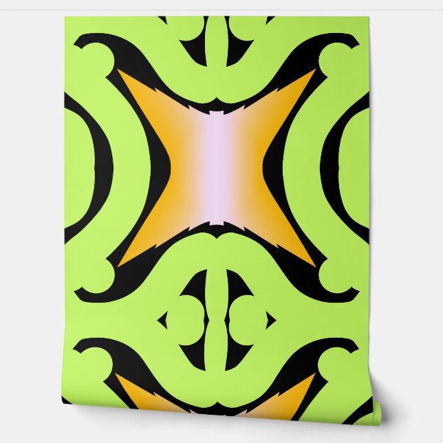 An elegant green "Ratti_Creative_Arts" wallpaper (Unrolling)