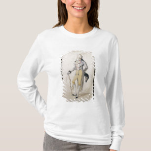 An Elegant Male Figure, 1793 (pencil and w/c on pa T-Shirt