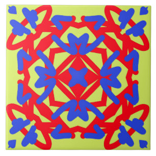 An elegant multicolor classic ceramic tiles design
