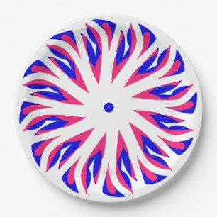 An elegant multiple colour classic design  paper p plate