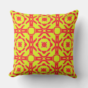 An elegant seamless fabric print pattern design th cushion
