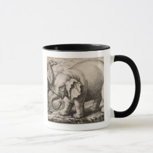 An Elephant and a Camel, engraved by Wenceslaus Ho Mug