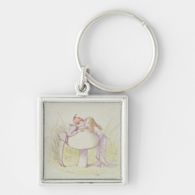 An Elf and a Fairy Key Ring (Front)