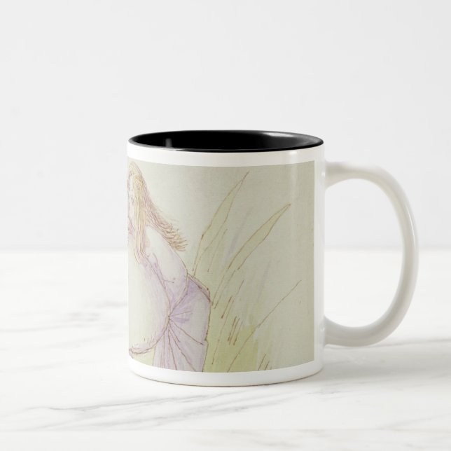 An Elf and a Fairy Two-Tone Coffee Mug (Right)