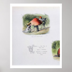 An Elf in Search of a Fairy, illustration from 'In Poster