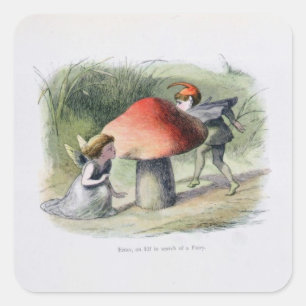 An Elf in Search of a Fairy, illustration from 'In Square Sticker