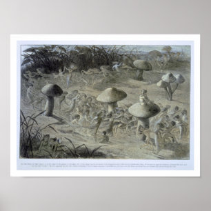 An Elfin Dance by Night, illustration from 'In Fai Poster