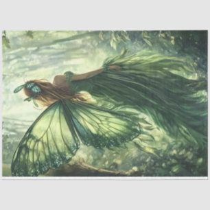 An Emerald Forest Fairy Series Design #1 Tissue Paper