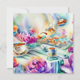 An Enchanted Tea Party: Dainty, A Baby Shower Invitation