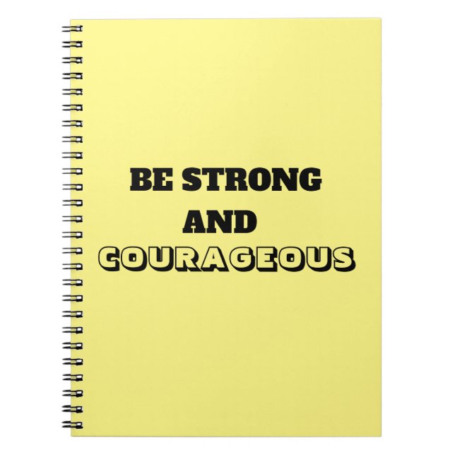 An Encouraging Notebook (Front)