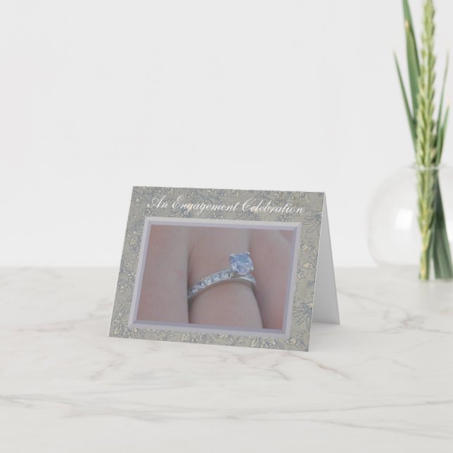 An Engagement Celebration Card (Front)