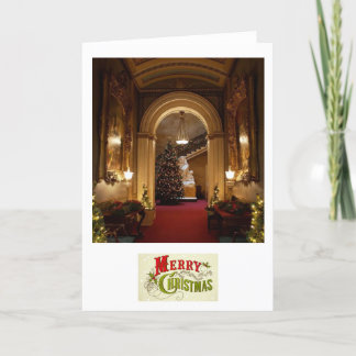 An English Christmas. Holiday Card